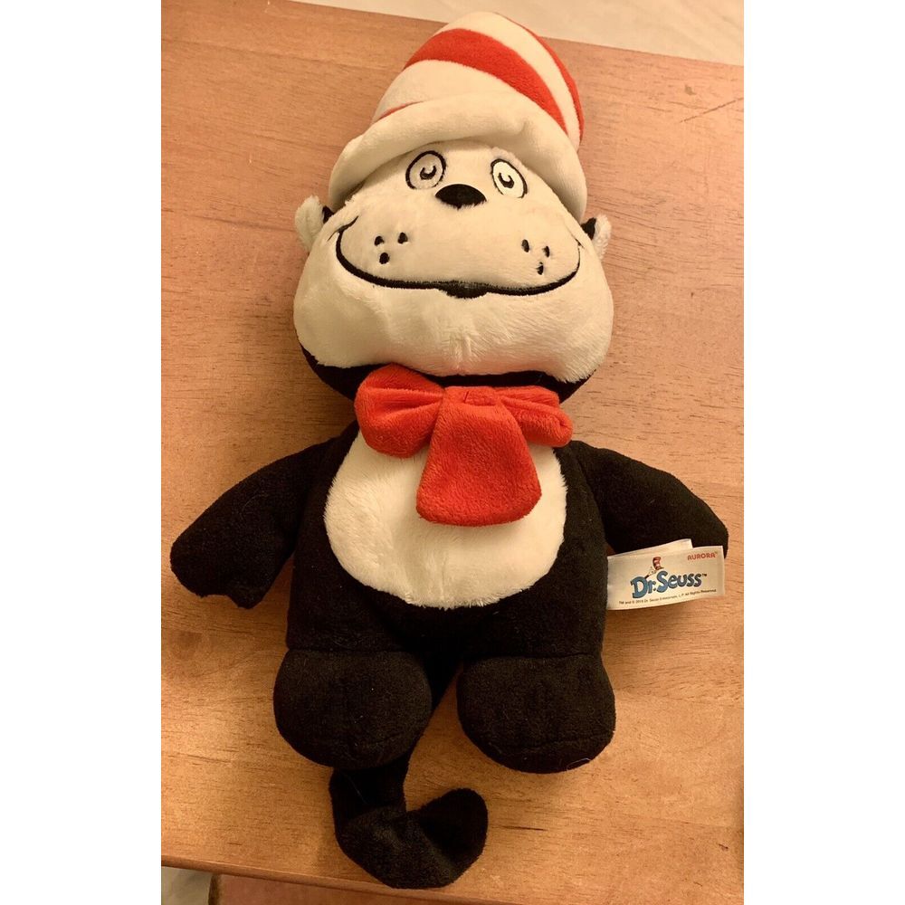 Cat in the Hat Plush‎ Stuffed Animal Dr. Seuss by Aurora 11 inches
